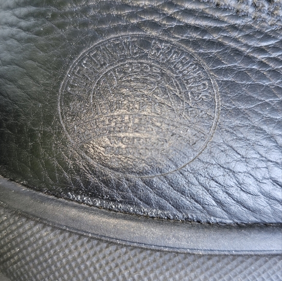 Sketchers Relaxed Fit Black Leather Workboots Size 9 - Picture 9 of 12